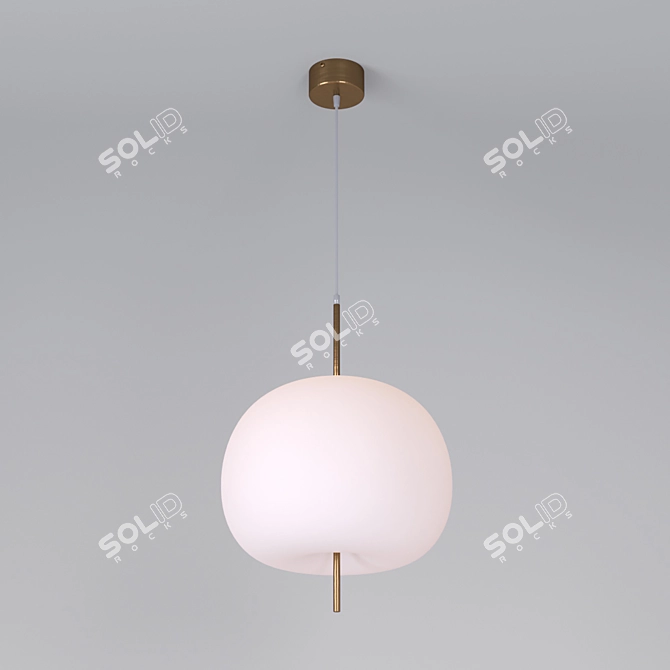 Modern Pendant Light: Auksis 3D model image 1