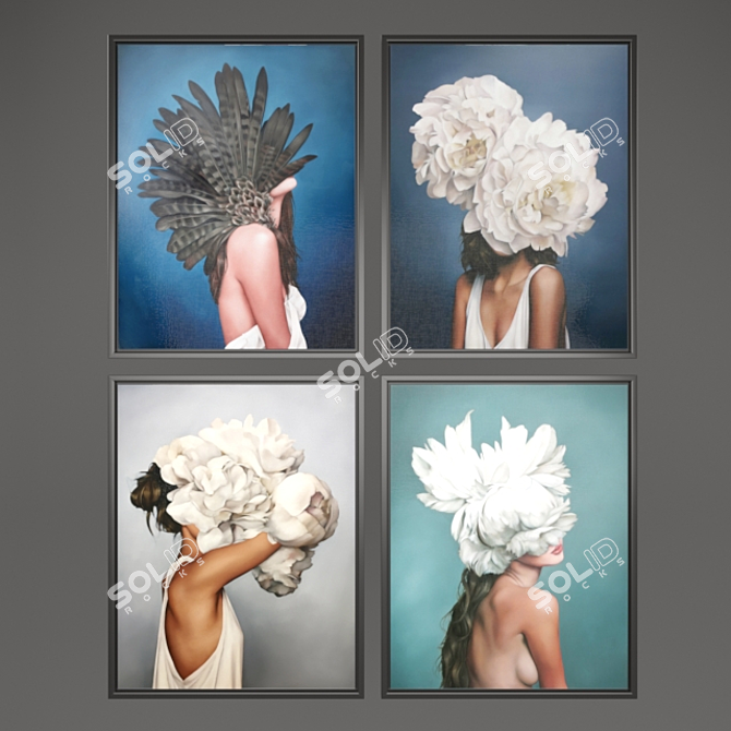 Ethereal Moments: Amy Judd Art 3D model image 3
