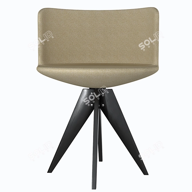 Michele George Swivel Chair 3D model image 2