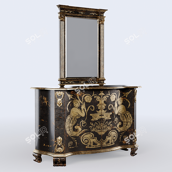 Elegant Vittorio Grifoni Buffet 3D model image 2