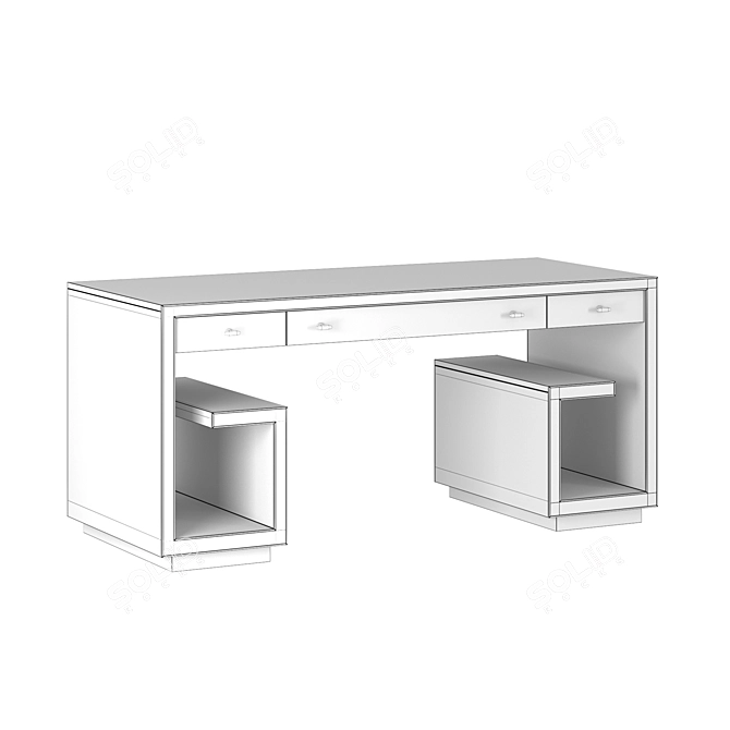 Lexington Brentwood Writing Desk 3D model image 3