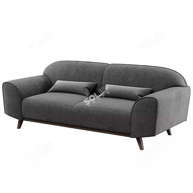 Luxury Comfort: Mesonica "Nesbo" Sofa 3D model image 1