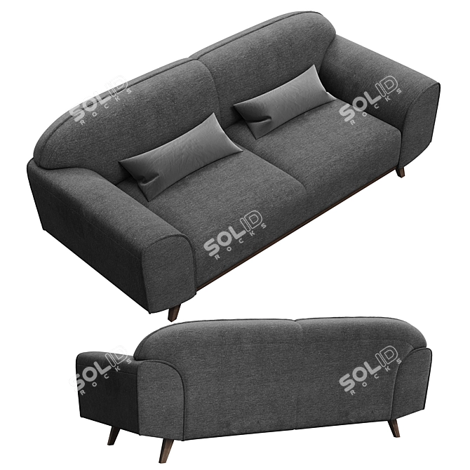 Luxury Comfort: Mesonica "Nesbo" Sofa 3D model image 3