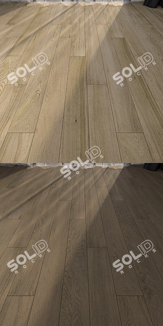 Premium Parquet Floor Set 8 | High Quality HD Textures 3D model image 2