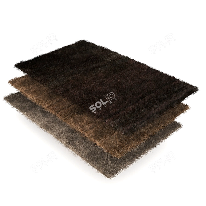 Elegance-2000x1200mm Carpet 3D model image 1