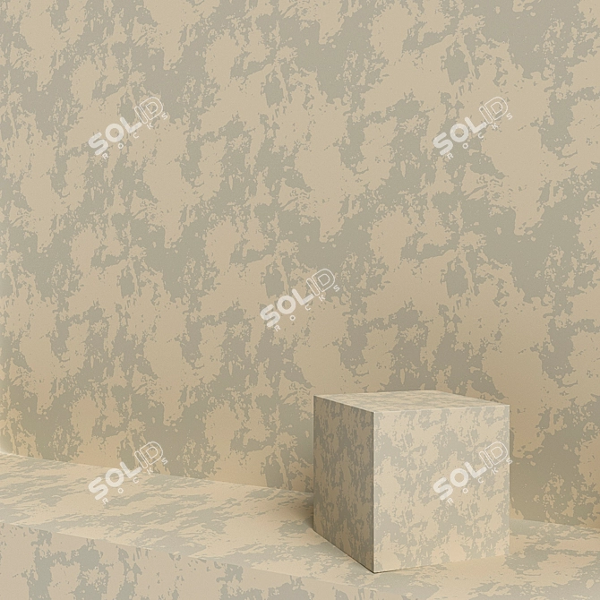 Vintage Decorative Plaster: Elegant & Timeless 3D model image 1