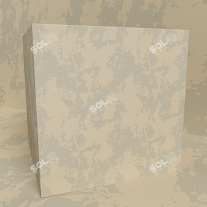 Vintage Decorative Plaster: Elegant & Timeless 3D model image 2