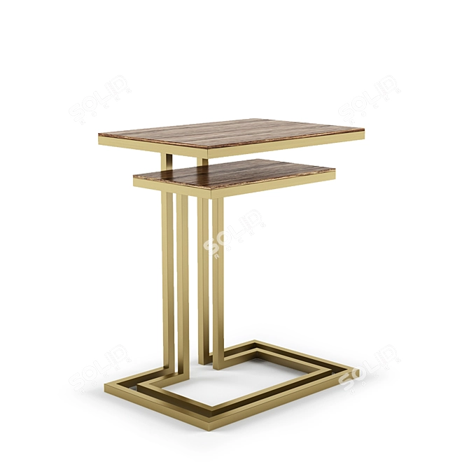 Minimalist Marko Kraus Side Table 3D model image 1