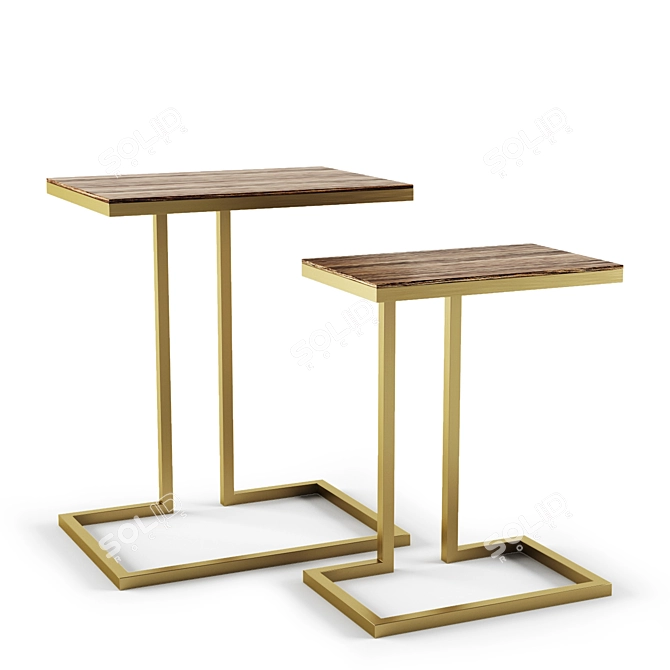 Minimalist Marko Kraus Side Table 3D model image 2