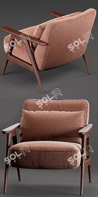 John Lewis & Partners Hendricks Accent Chair 3D model image 2