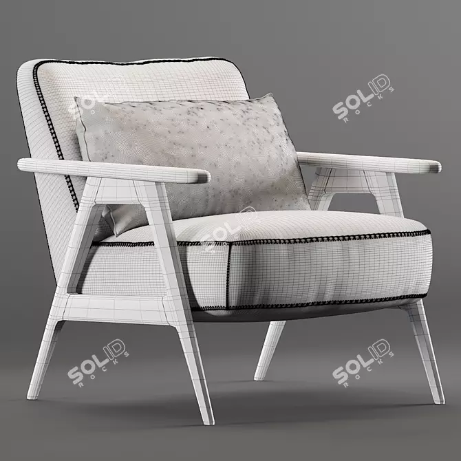 John Lewis & Partners Hendricks Accent Chair 3D model image 3