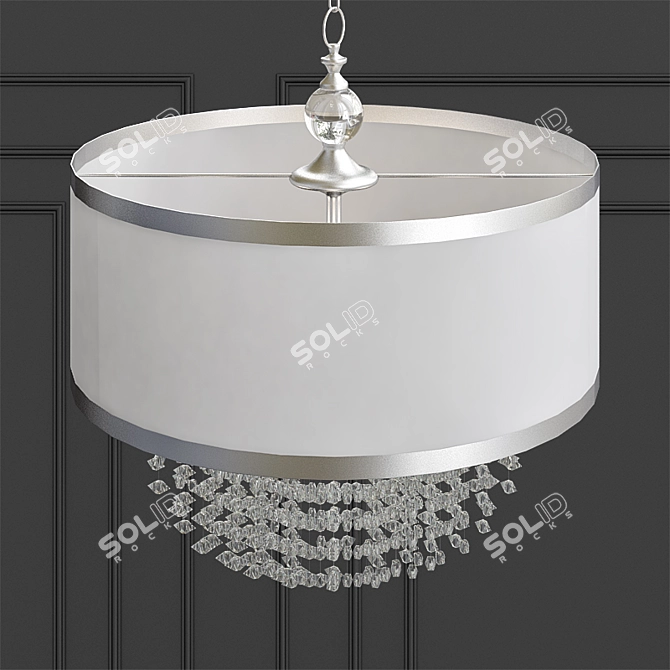 Elegant Bryanna Chandelier 3D model image 2