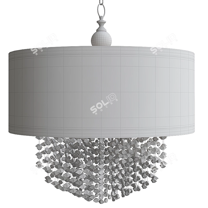 Elegant Bryanna Chandelier 3D model image 3