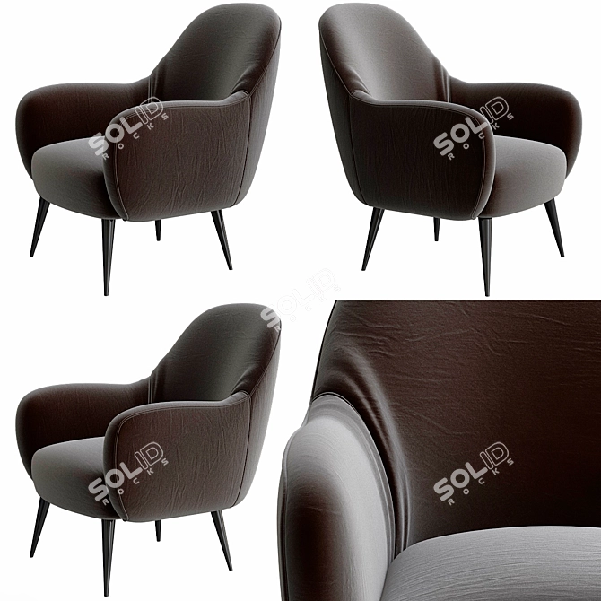 Cozy Nest 650 By Vibieffe 3D model image 1