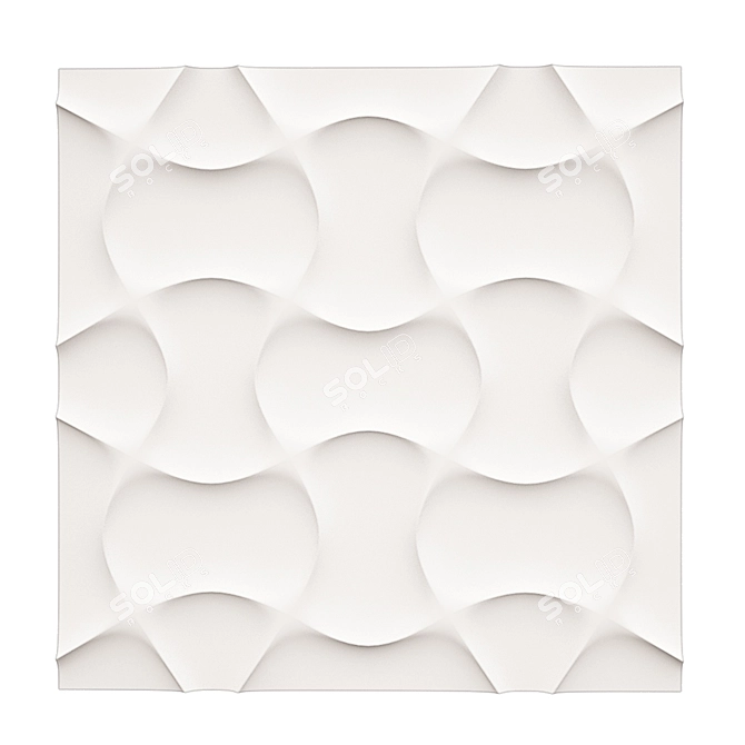 Versatile Wall Panel Puzzle 3D model image 1