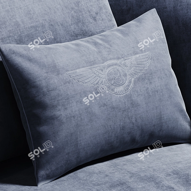 Beaumont Collection: Sofa, Armchair & Pillow 3D model image 2