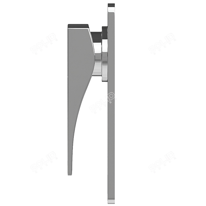 Argo Series AG780: Stylish Shower Wall Mixer 3D model image 2