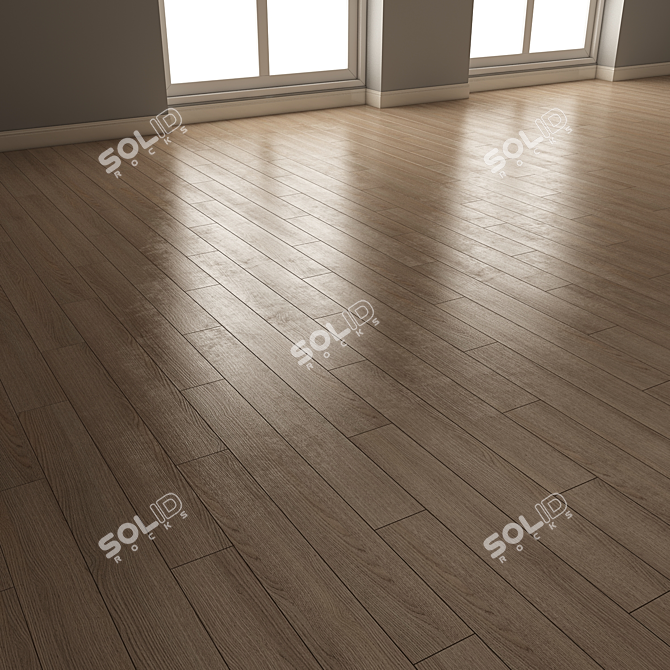 Sleek Modern Floor Design 3D model image 2