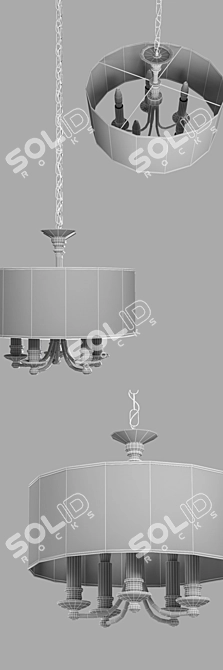 CosmoLight Abu Dhabi Pendant Light 3D model image 3
