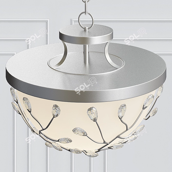 Adelia Chic Semi-Flush 3D model image 2