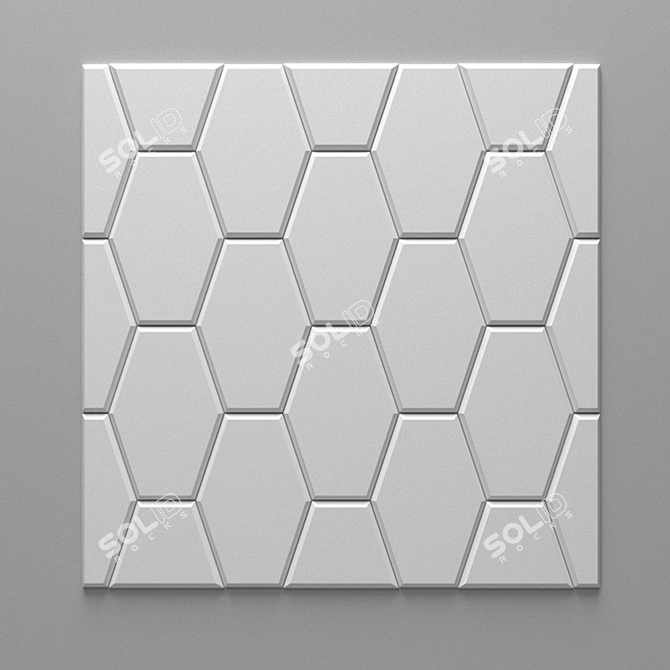 Title: Luvr Mosaic Wall Tile 3D model image 1