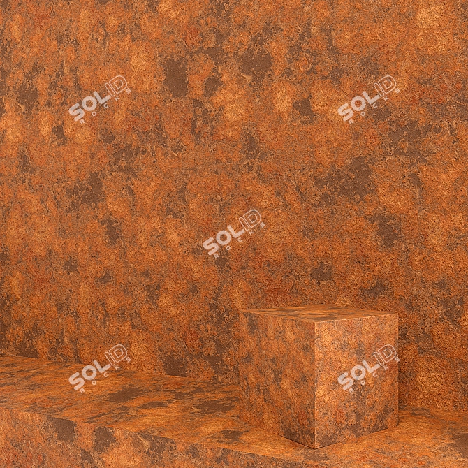 Vintage Rustic Decorative Plaster 3D model image 1