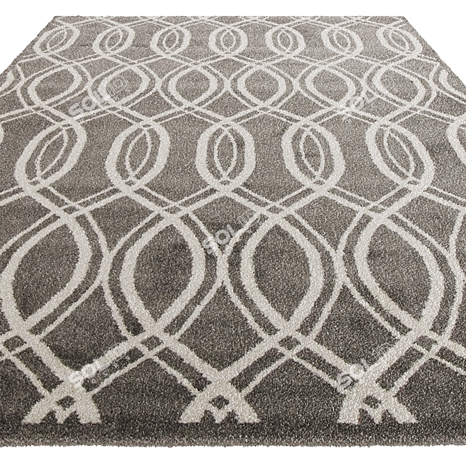 Hemish Indoor Outdoor Rug: Stylish Versatility 3D model image 2