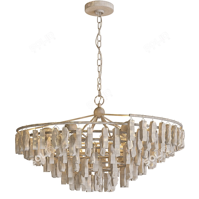 Elegant Tempest Chandelier 3D model image 2