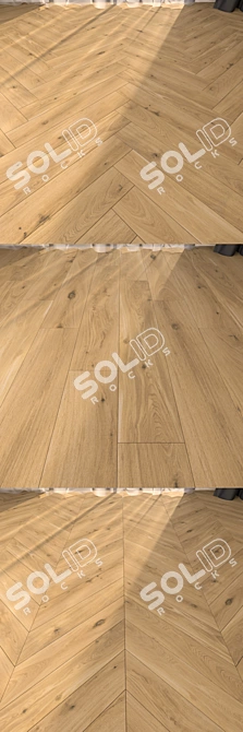 Premium Parquet Floor Set 10 - HD Textures for 3D Visualization 3D model image 2