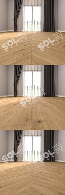 Premium Parquet Floor Set 10 - HD Textures for 3D Visualization 3D model image 3