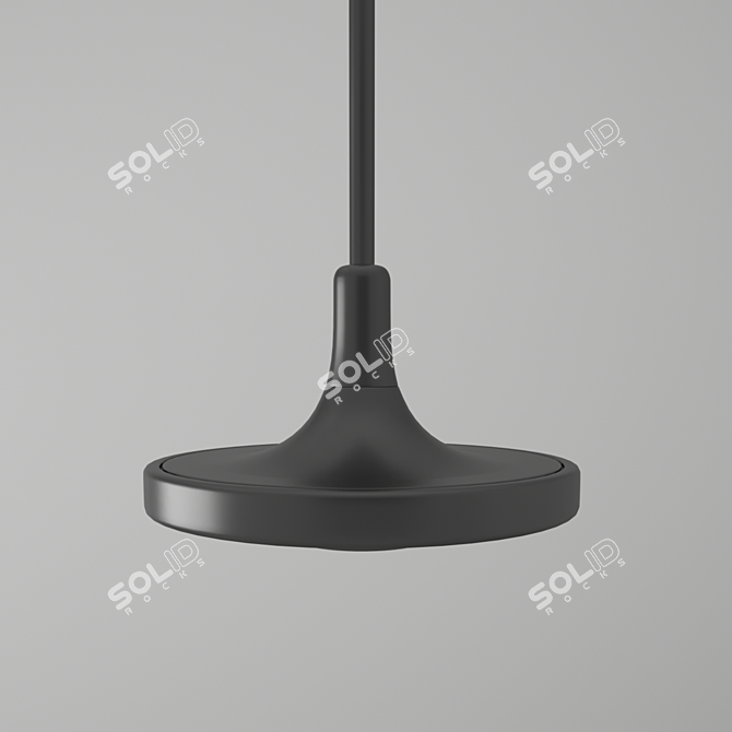 Minimalist LED Pendant Light 3D model image 2
