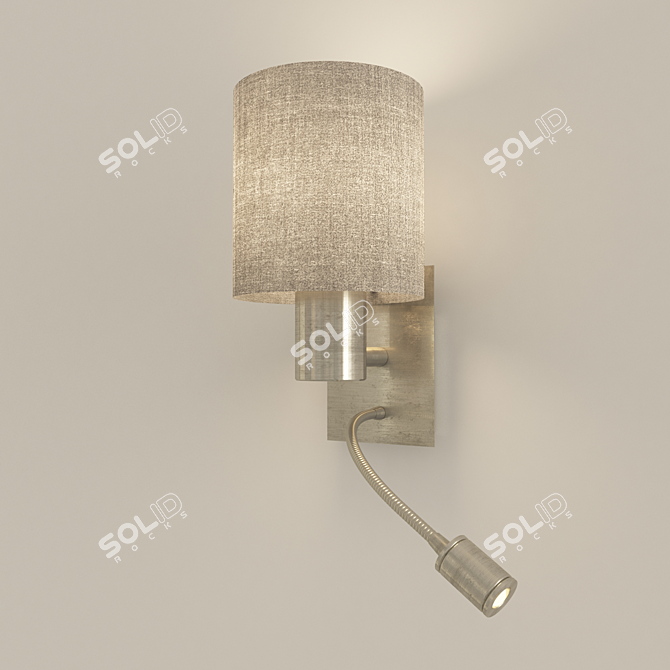 Elegant Wall Lamp: 3Dmax 2013 & Vray 3D model image 2