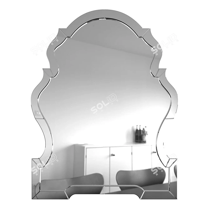 Caracole Classic Tra-Mirror 6: Elegant Reflection 3D model image 1