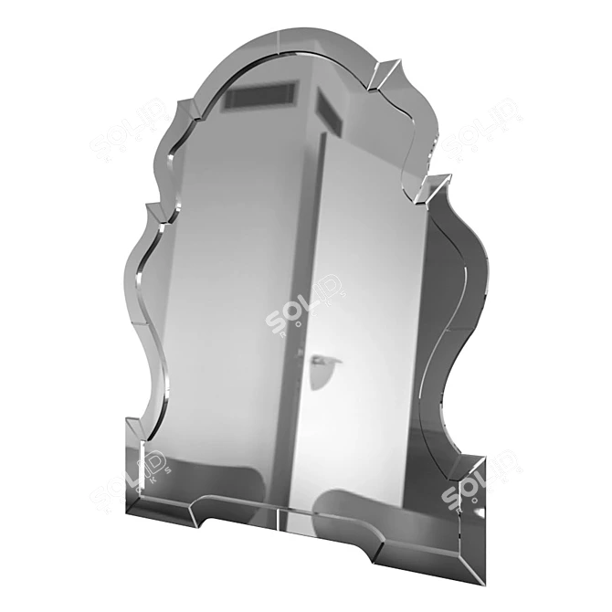 Caracole Classic Tra-Mirror 6: Elegant Reflection 3D model image 2