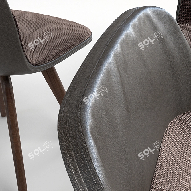 Elegant Barbican Chair: Molteni & C 3D model image 2