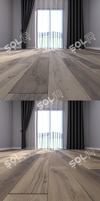 Premium Parquet Floor Set - Vray Material 3D model image 3