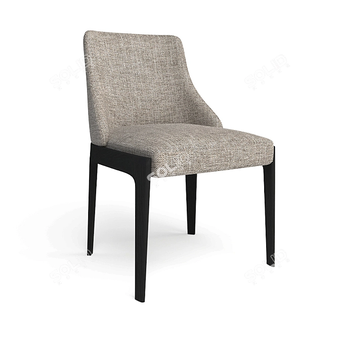 Modern Chelsea Chair: Stylish and Compact 3D model image 1