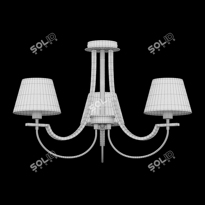Freya Felisa Modern Crystal Chandelier 3D model image 2