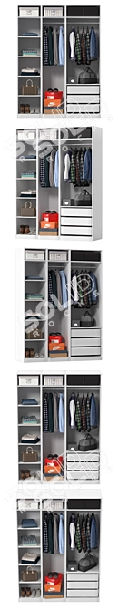 Modern Organizer for Stylish Storage 3D model image 2