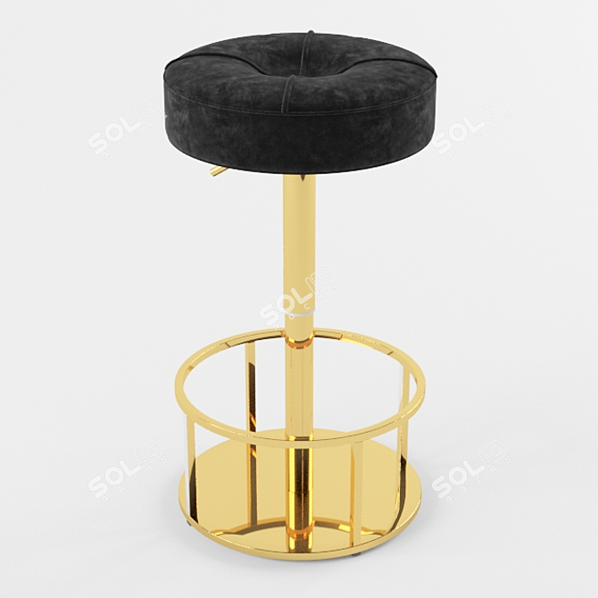 Elegant Eichholtz Thibault Barstool 3D model image 1