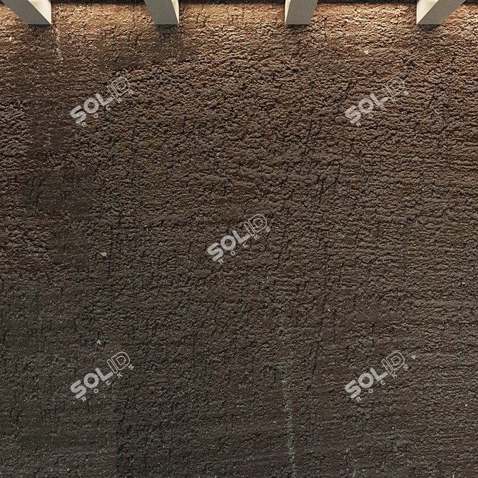 Title: Vintage Concrete Wall Texture 3D model image 3