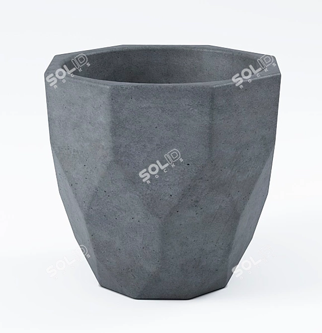 Granite Hardkea Vase 3D model image 1