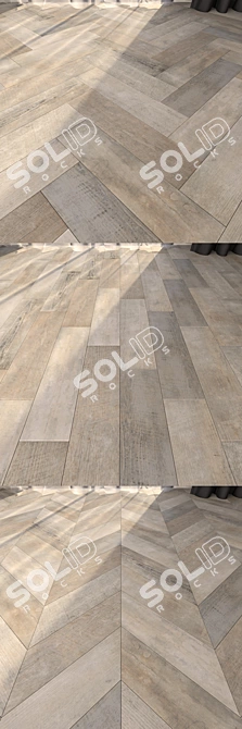 Luxury Parquet Floor Set 14 3D model image 2