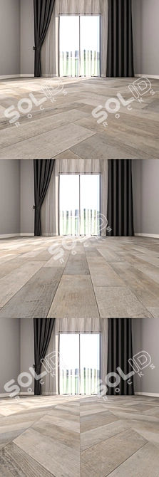 Luxury Parquet Floor Set 14 3D model image 3