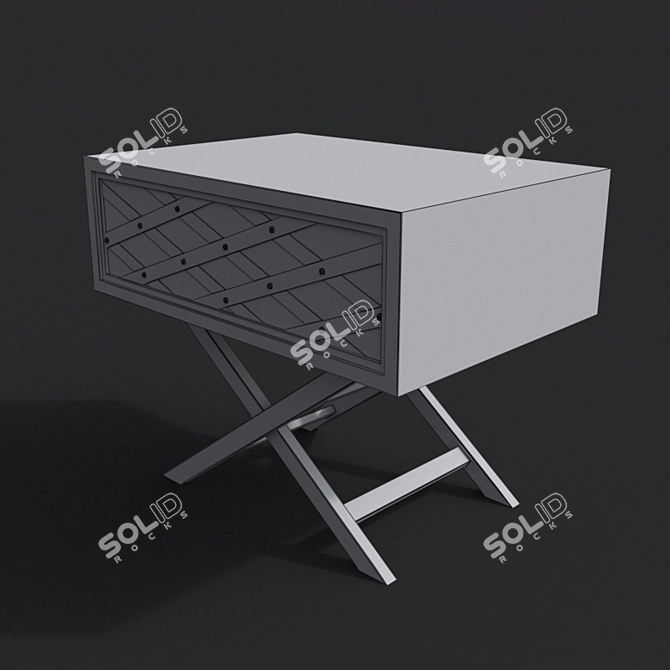 Modern 2016 Bedside Table - Vray Render - 3Ds Max & FBX Formats 3D model image 2