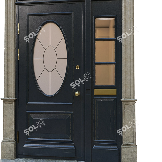 Classic 3D Max Door Models 3D model image 2