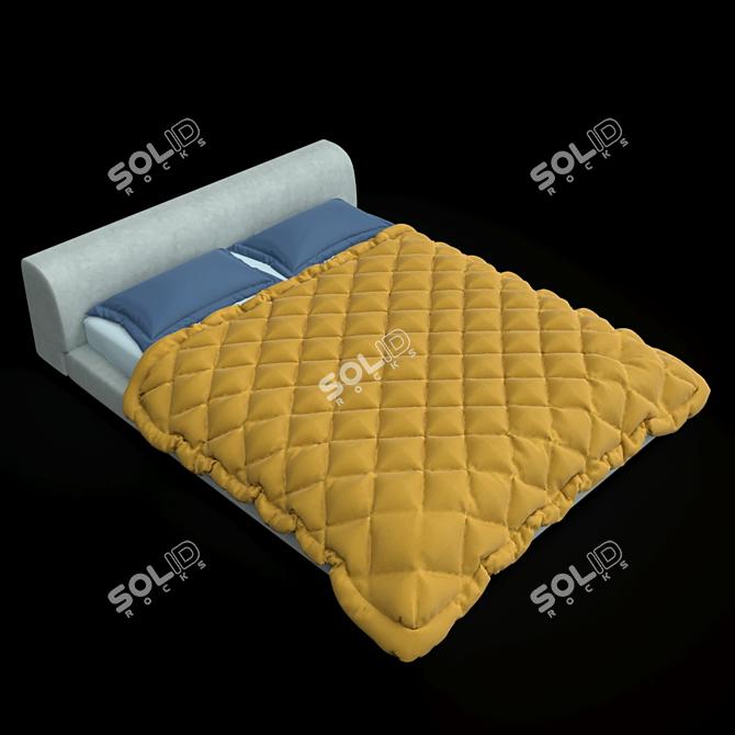 Premium Moroso Lowland Bed 3D model image 1