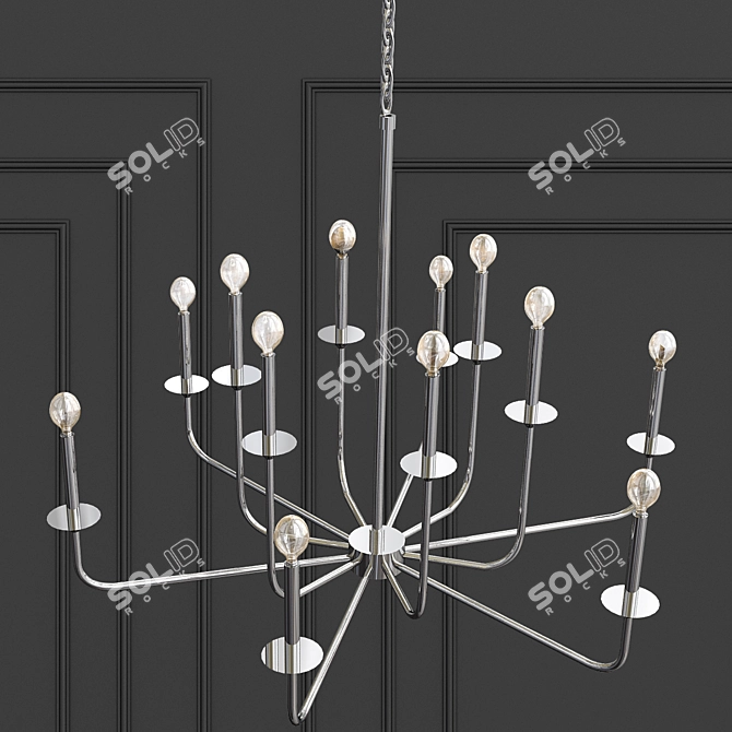 Sleek and Stylish Breck Arteriors 3D model image 2