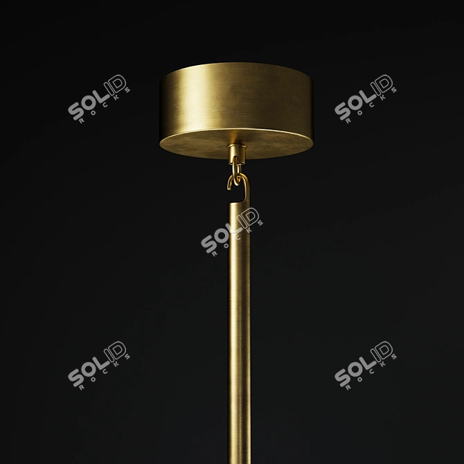 Cannele Pendant: Elegant Lighting Solution 3D model image 2