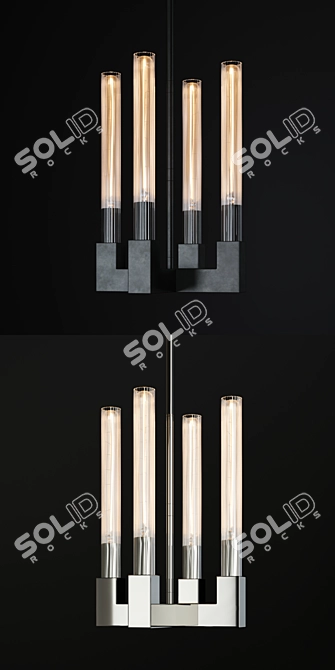 Cannele Pendant: Elegant Lighting Solution 3D model image 3